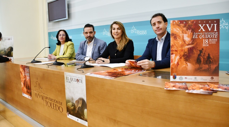 La Diputación de Toledo apoya la XVI Lectura Universal de ‘El Quijote’ de Esquivias, dentro de su apuesta decidida por la cultura de la provincia